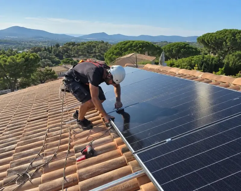 Installateur panneaux solaires Saint-Didier-de-Formans — pose photovoltaïque sur toiture