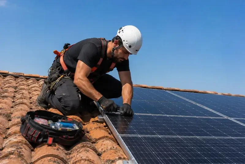 Maintenance et monitoring de panneaux solaires à Saint-Didier-de-Formans
