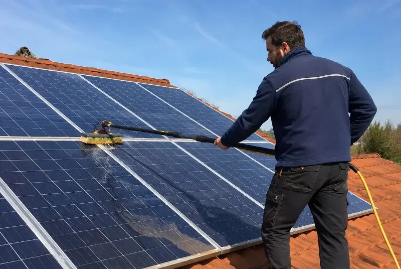 Nettoyage et entretien de panneaux solaires à Saint-Didier-de-Formans